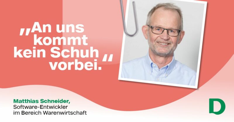 Interview mit Matthias Schneider aus unserer Warenwirtschaft